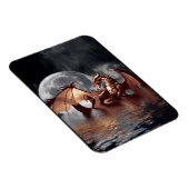 Dragon & Moon Imaginaire Magnet d'art (Côté Droit)