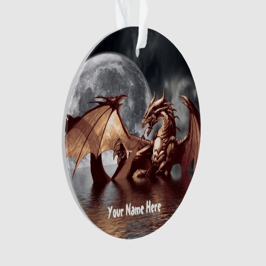 Dragon Moon Tree Ornament (voorkant)