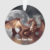 Dragon Moon Tree Ornament (voorkant)