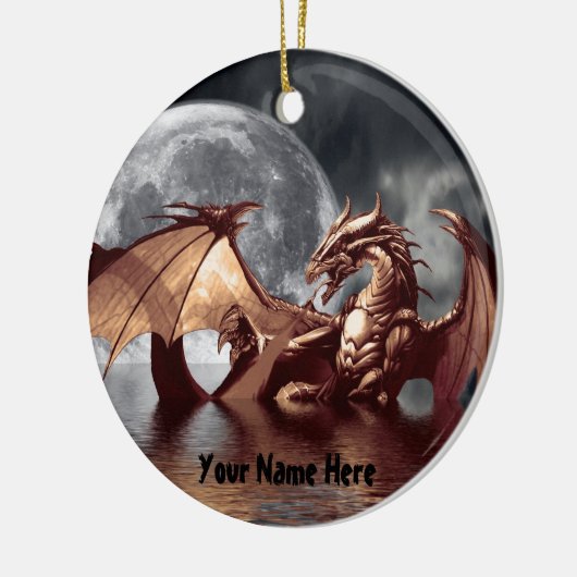 Dragon Moon Tree Ornament (Links)