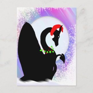 Dragon Moon Vakantie (Kleurrijke Nevel) Feestdagenkaart