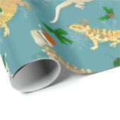 Dragon Morph Holiday Ice Cadeaupapier (Rol Hoek)