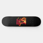 Dragon Ninja Girl Skateboard Deck (Horizontaal)
