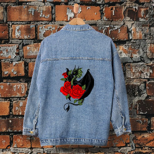 Dragon Noir Mystique Roses Rouges Lavande Gothique