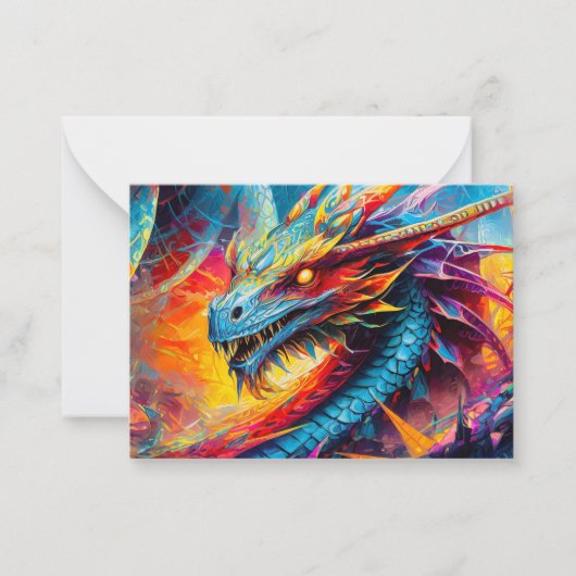 Dragon Note Card Notitiekaartje (Voorkant)