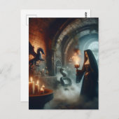 Dragon Nun Horror Briefkaart (Voorkant / Achterkant)