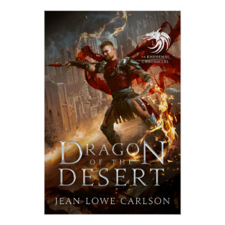 Dragon of the Desert Book Hoesje Art Glossy Poster Perfect Poster