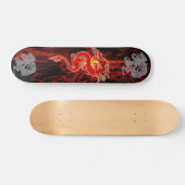 Dragon on Fire Skateboard (Horizontaal)