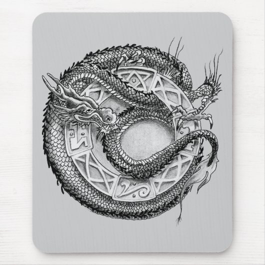 Dragon Ornamental Muismat (Voorkant)