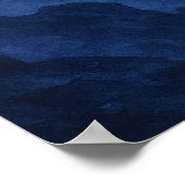 Dragon Over Frozen Mountains – Epic Blue Fantasy Poster (Hoek)