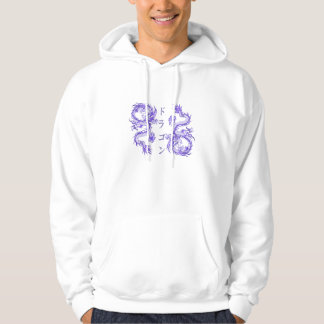 Dragon paars hoodie