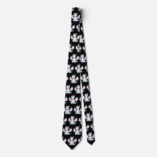Dragon Pattern Neck Tie Stropdas (Voorkant)