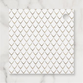 Dragon Pentagram Bedankjes Labels (Achterkant)