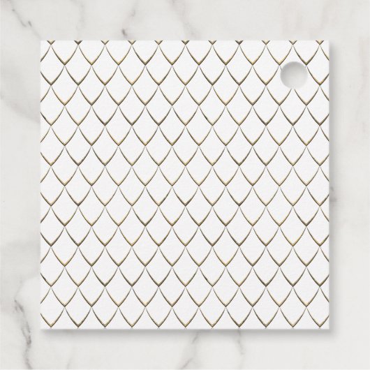 Dragon Pentagram Bedankjes Labels (Achterkant)