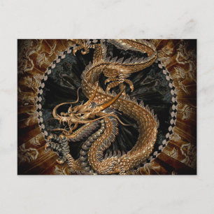 Dragon Pentagram Briefkaart