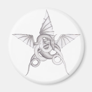 Dragon Pentagram Magneet