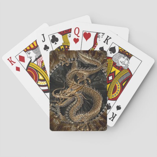 Dragon Pentagram Pokerkaarten (Achterkant)