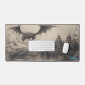 Dragon personnalisé au-dessus du pot de bureau chi (Clavier et souris)