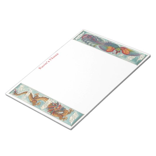 Dragon & Phoenix Notitieblok (Schuin)