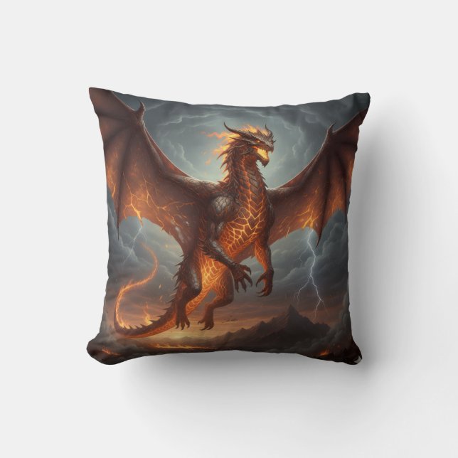 Dragon Pillow Kussen (Voorkant)
