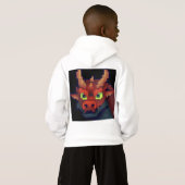 Dragon pixel art hoodie (Dos entier)