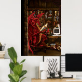 Dragon Podcast Library Poster (Thuiskantoor)