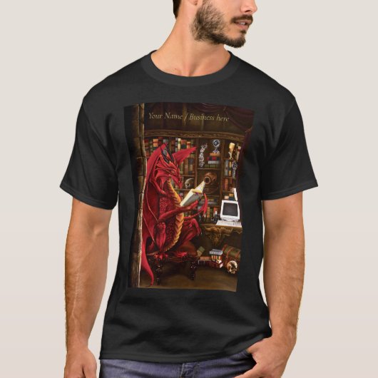 Dragon Podcast Library T-shirt (Voorkant)