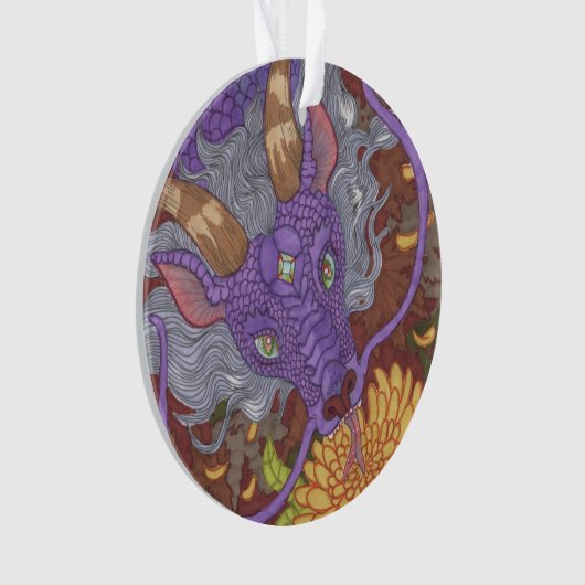 Dragon pourpre en fleur (devant)