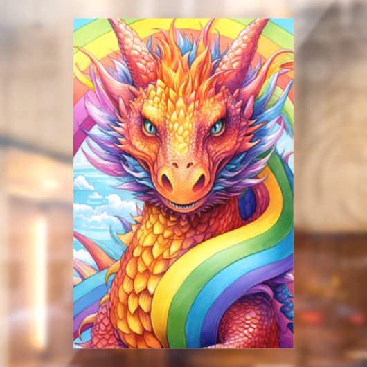 Dragon Pride Raamsticker (Vel 2)