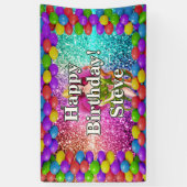 Dragon Queen Gepersonaliseerd karakter verjaardag Spandoek (Verticaal)