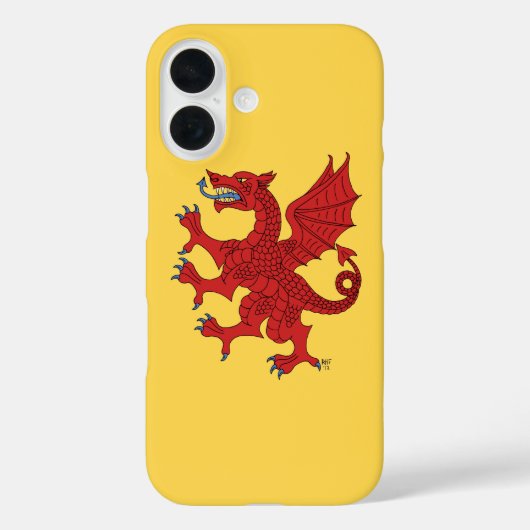 Dragon Rampant Gules Case-Mate iPhone Case (Achterkant)