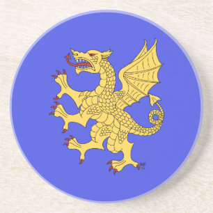 Dragon Rampant of Zandsteen Onderzetter