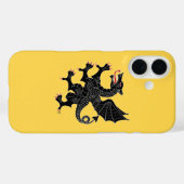Dragon Rampant Sable Case-Mate iPhone Case (Achterkant (horizontaal))