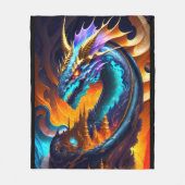 Dragon Realm 2 Fleece Deken (Voorkant)