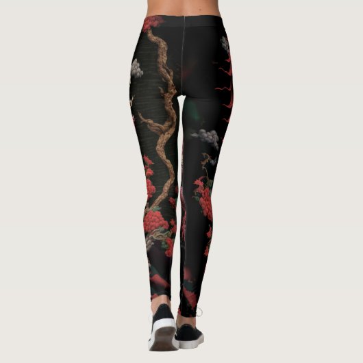 DRAGON RED leggings (Dos)