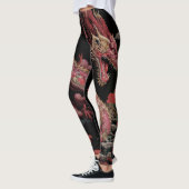 DRAGON RED leggings (Gauche)
