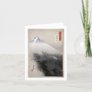 Dragon Rising to Heavens Ogata Gekko Fine Art Kaart