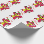 Dragon Rockstar™ Cadeaupapier (Hoek)