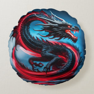 Dragon Rond Kussen