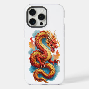 Dragon Rouge Chinois Illustration Fougueuse-67561
