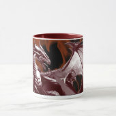 Dragon rouge et Flames Imaginaire Mug (Centre)