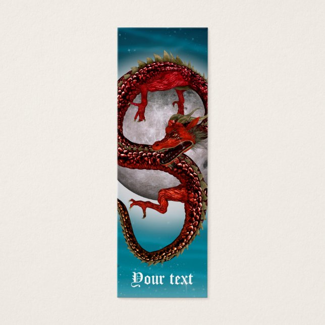 Dragon Rouge Fantastique Oriental (Devant)