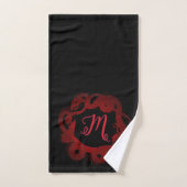 Dragon Rouge Personnalisé (Serviette à main)