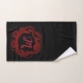 Dragon Rouge Personnalisé (Serviette à main)