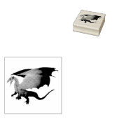 Dragon Rubberstempel (Gestempeld)