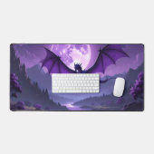 Dragon’s Night – Purple Fantasy Desk Mat 🌙🐉 (Clavier et souris)