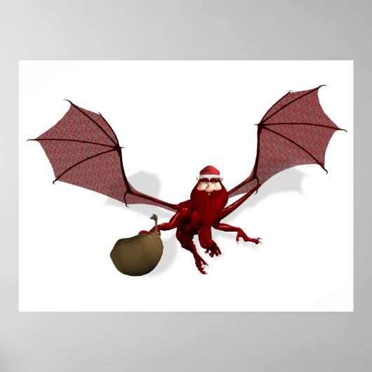 Dragon Santa Poster (Voorkant)