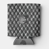 Dragon Scale Armor Black Monogram Blikjeskoeler (Voorkant)