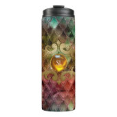 Dragon Scale Gemstone Monogram Thermosbeker (Voorkant)
