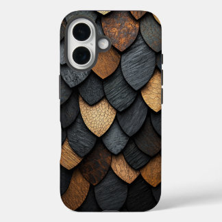 Dragon Scale Texture Telefoonhoes iPhone 16 Hoesje